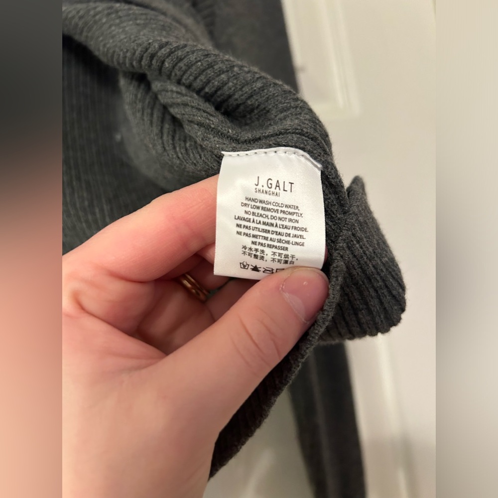 John Galt Gray Shannon Cardigan - Picture 8 of 8